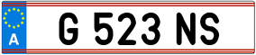Truck License Plate